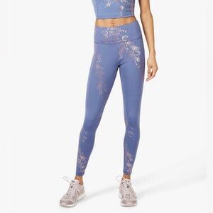 Sweaty Betty Power 7/8 Leggings Gold Foil Print (Size S)